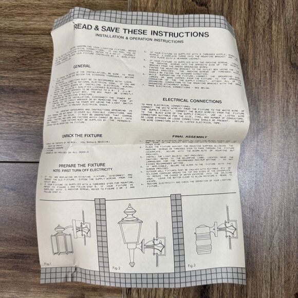 NEW Vintage Catalina Gold Solid Brass And Beveled Wall Glass Outdoor Lights - Picture 4 of 5